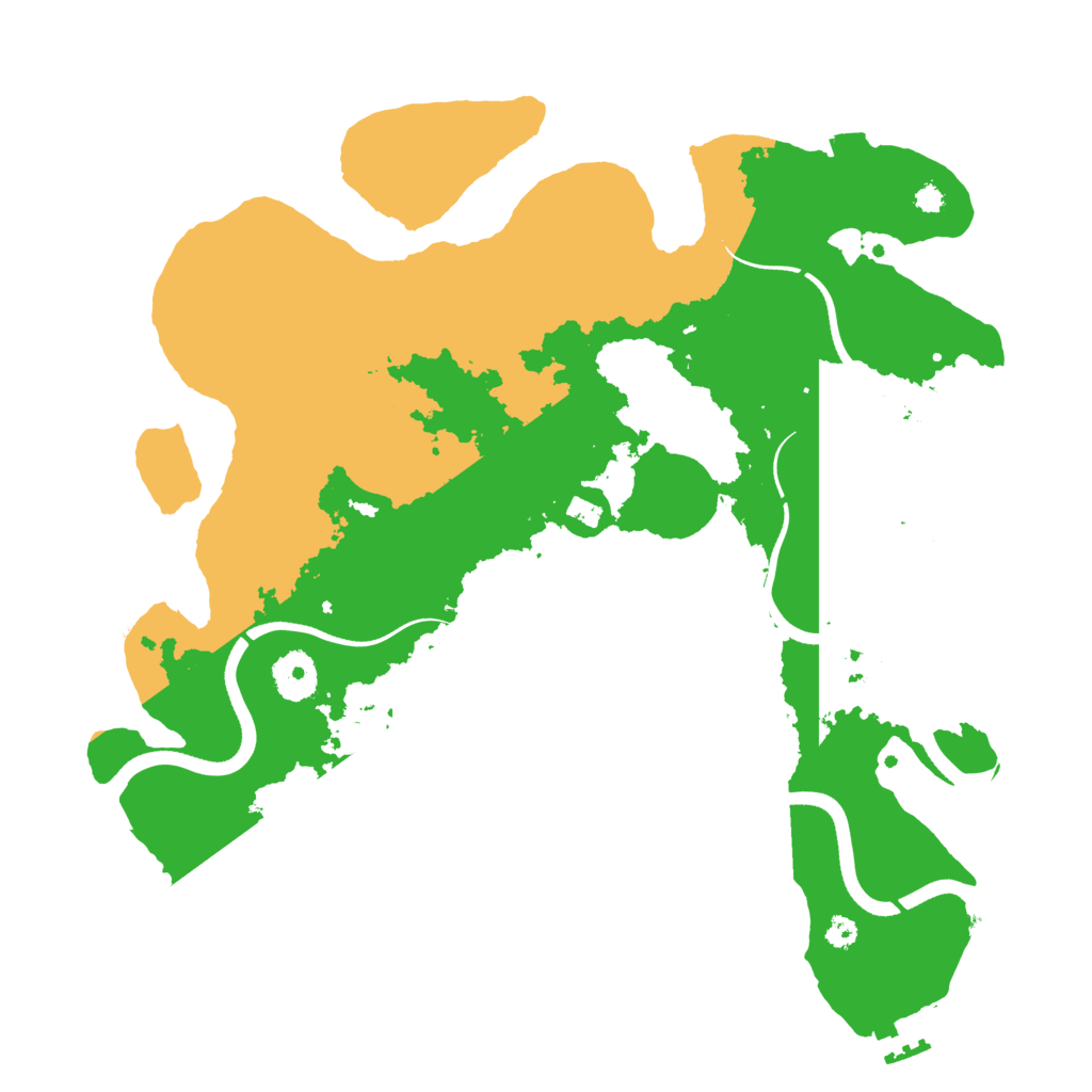 Biome Rust Map: Procedural Map, Size: 3500, Seed: 2547473