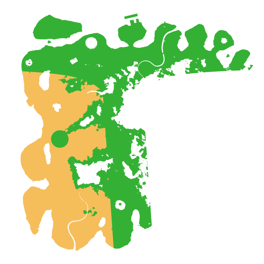 Biome Rust Map: Procedural Map, Size: 4000, Seed: 758972