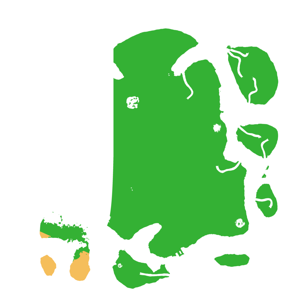 Biome Rust Map: Procedural Map, Size: 3550, Seed: 610812