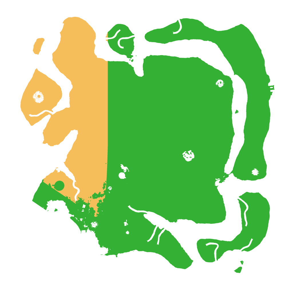Biome Rust Map: Procedural Map, Size: 4000, Seed: 609904