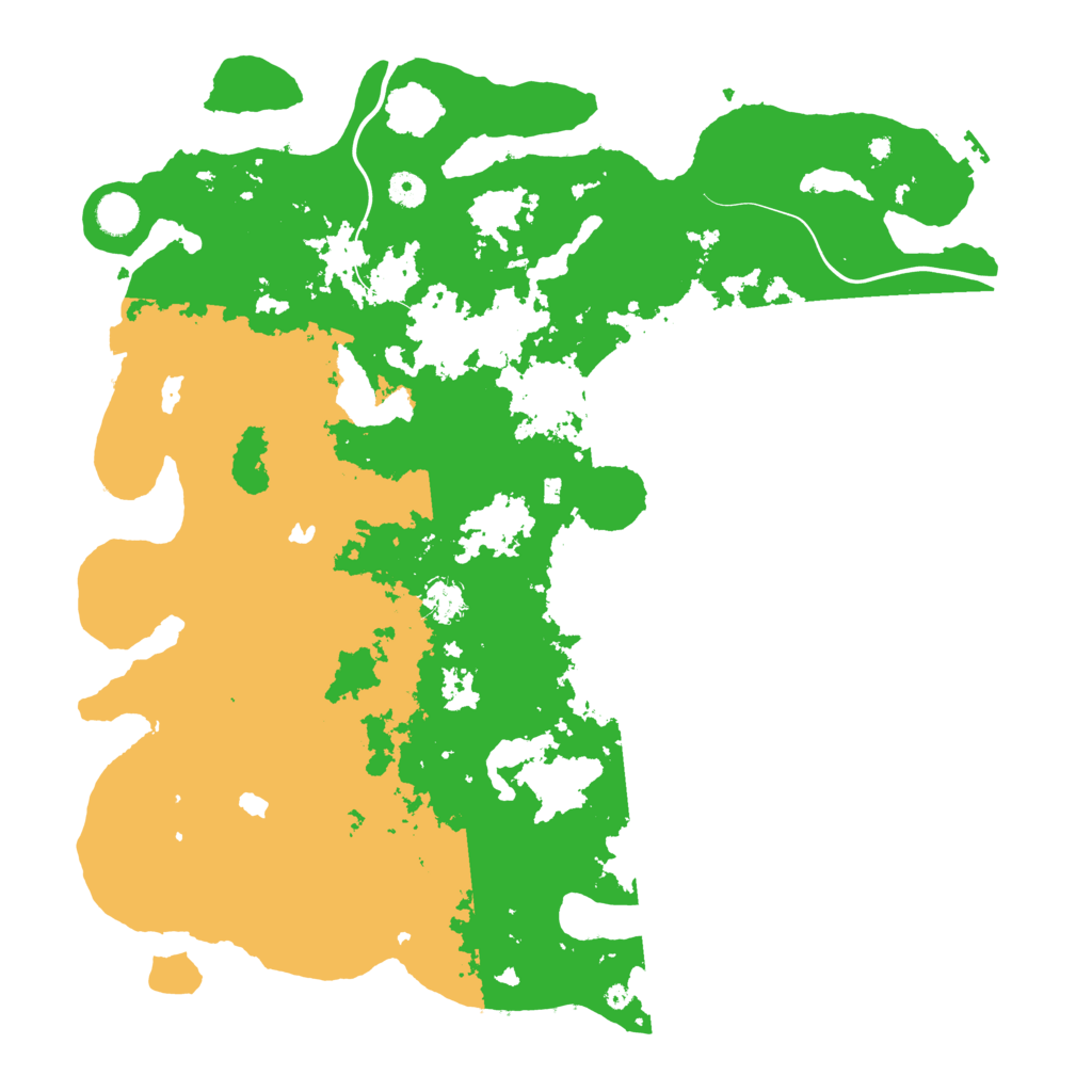 Biome Rust Map: Procedural Map, Size: 4500, Seed: 66345668