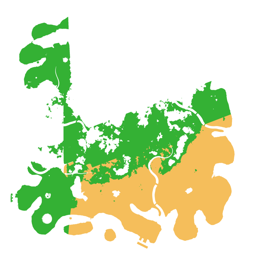 Biome Rust Map: Procedural Map, Size: 4500, Seed: 3637275