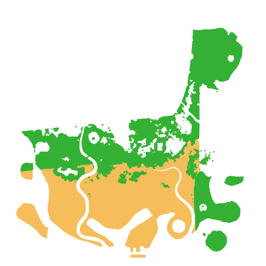 Biome Rust Map: Procedural Map, Size: 3550, Seed: 255916