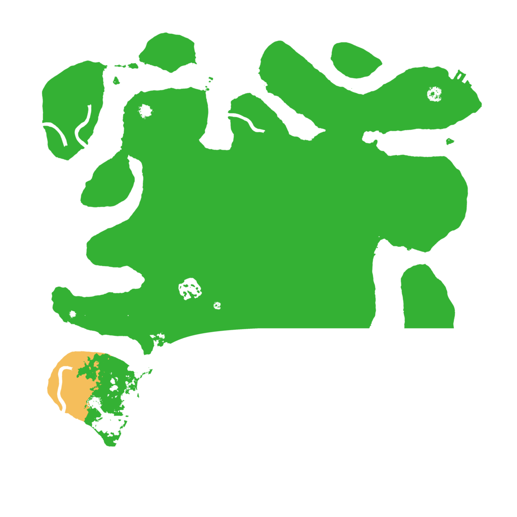 Biome Rust Map: Procedural Map, Size: 3500, Seed: 34707