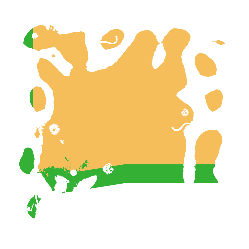 Biome Rust Map: Procedural Map, Size: 3550, Seed: 672166