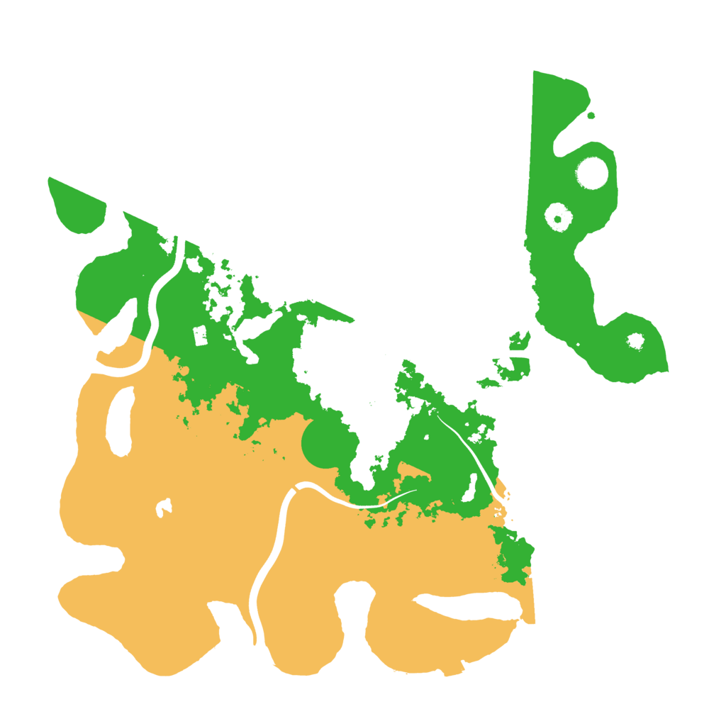 Biome Rust Map: Procedural Map, Size: 4000, Seed: 557033