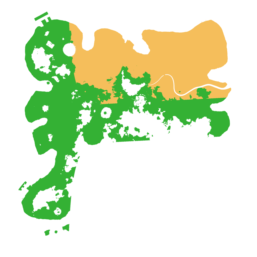 Biome Rust Map: Procedural Map, Size: 3550, Seed: 254489