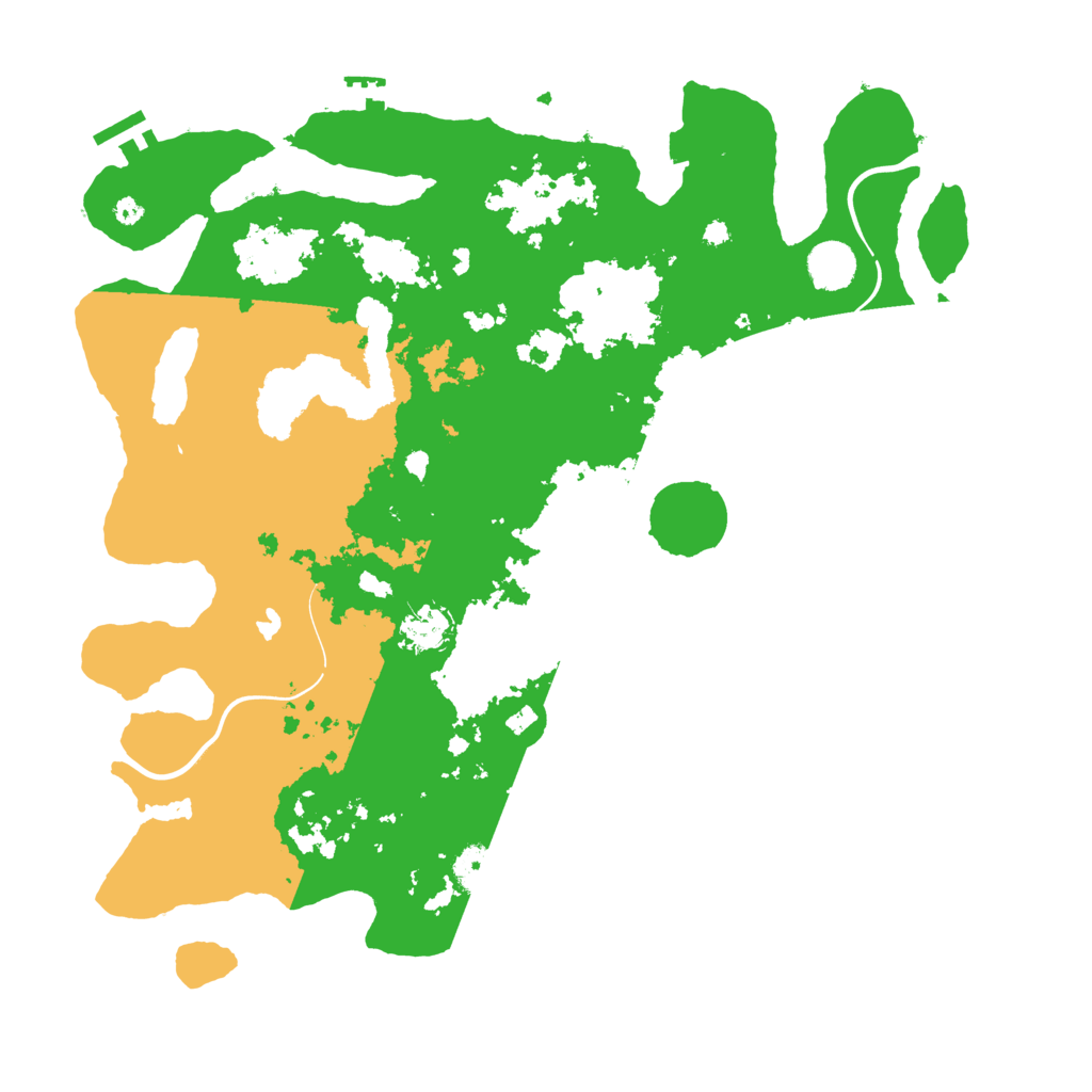 Biome Rust Map: Procedural Map, Size: 4000, Seed: 467597