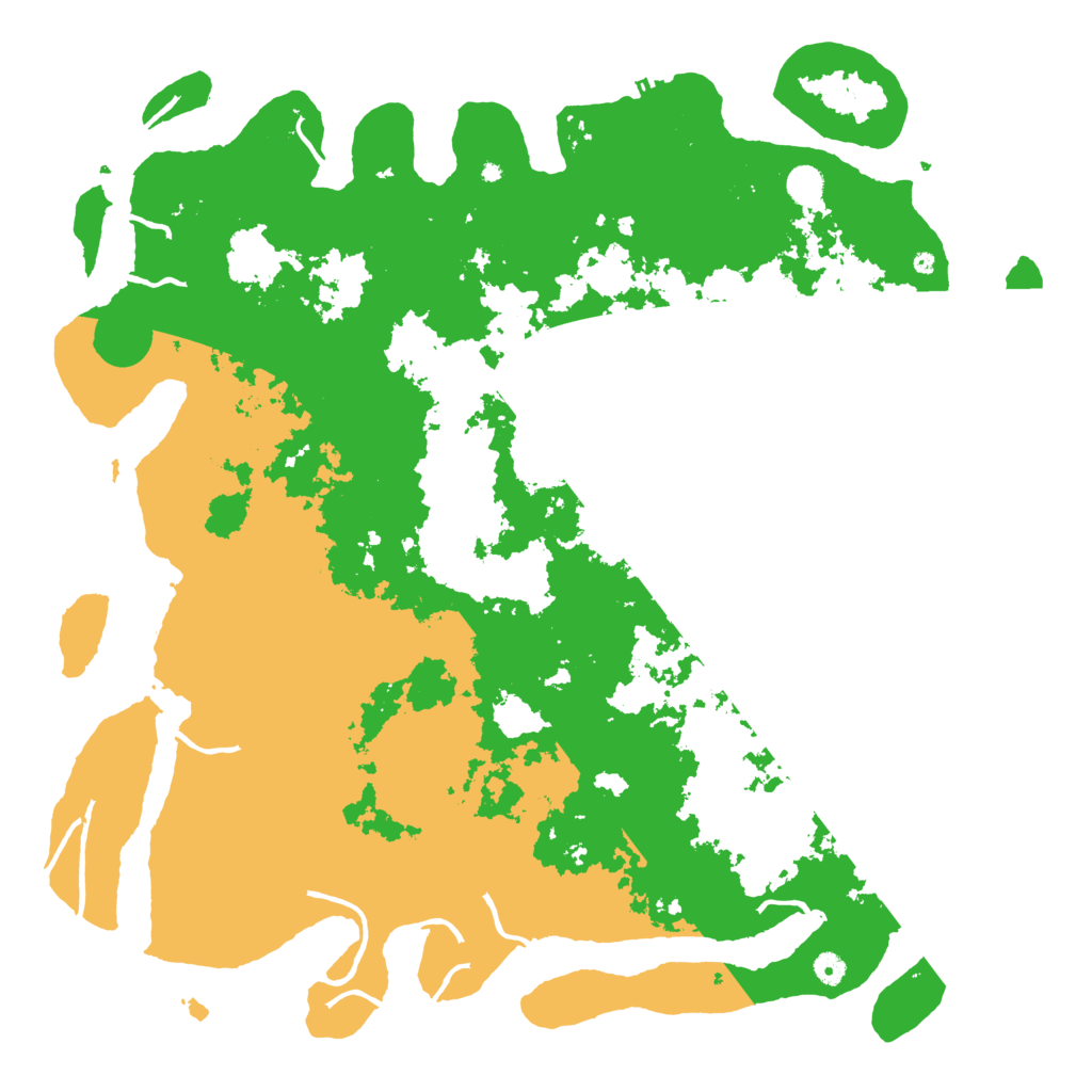Biome Rust Map: Procedural Map, Size: 5200, Seed: 1484646421