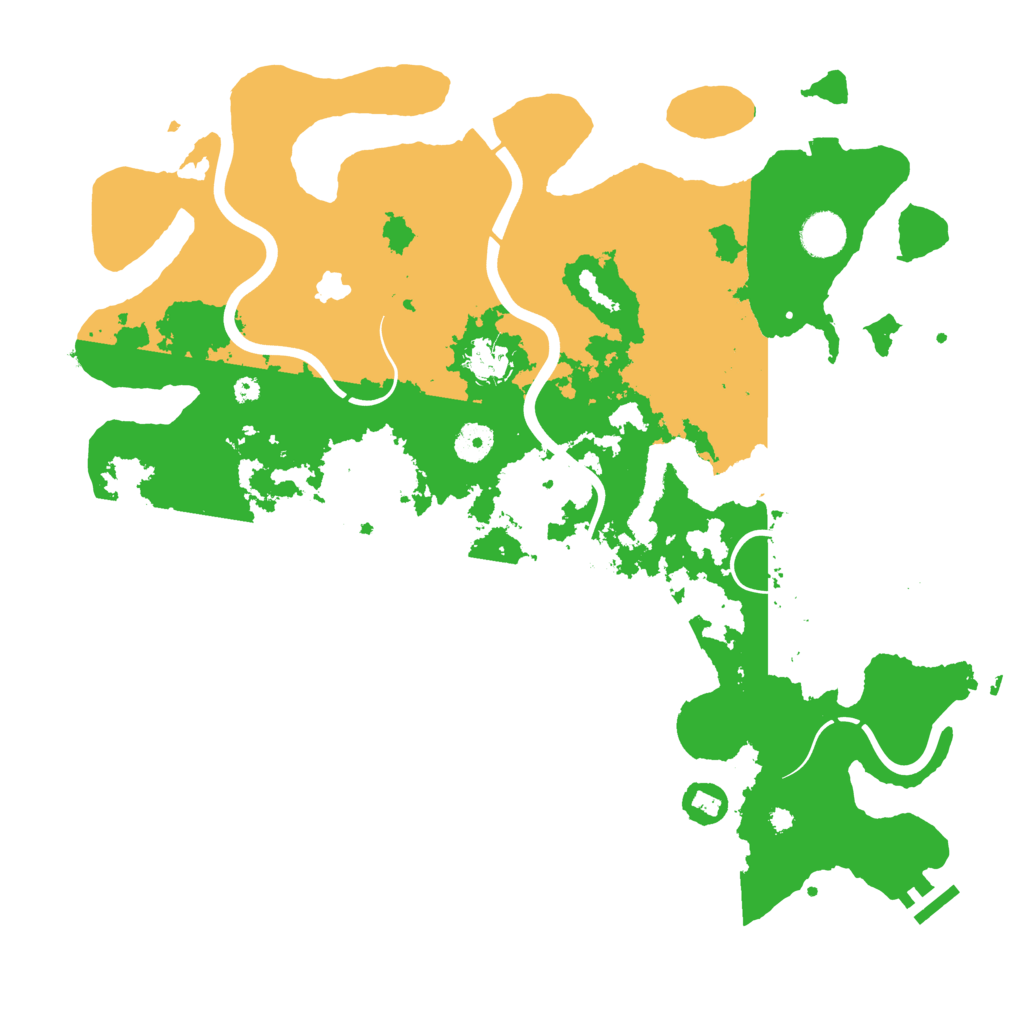 Biome Rust Map: Procedural Map, Size: 4000, Seed: 520750