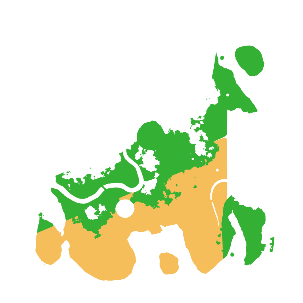 Biome Rust Map: Procedural Map, Size: 3000, Seed: 334876
