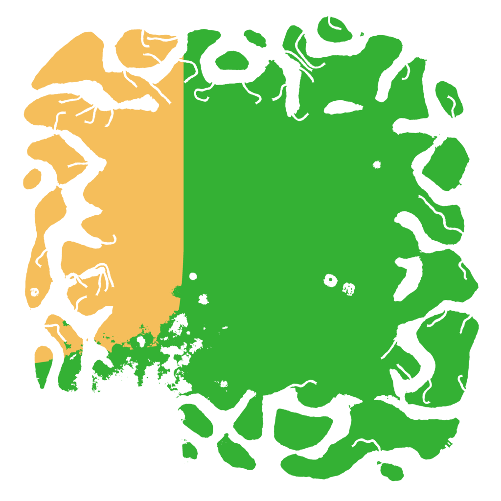 Biome Rust Map: Procedural Map, Size: 6000, Seed: 107355404