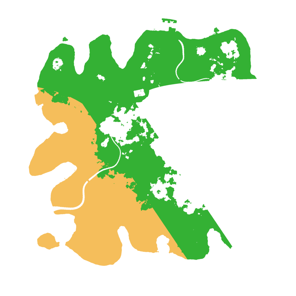 Biome Rust Map: Procedural Map, Size: 3000, Seed: 1633681696