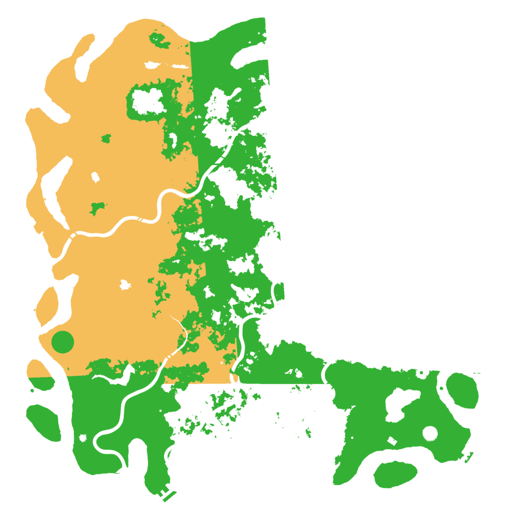 Biome Rust Map: Procedural Map, Size: 6000, Seed: 3105769