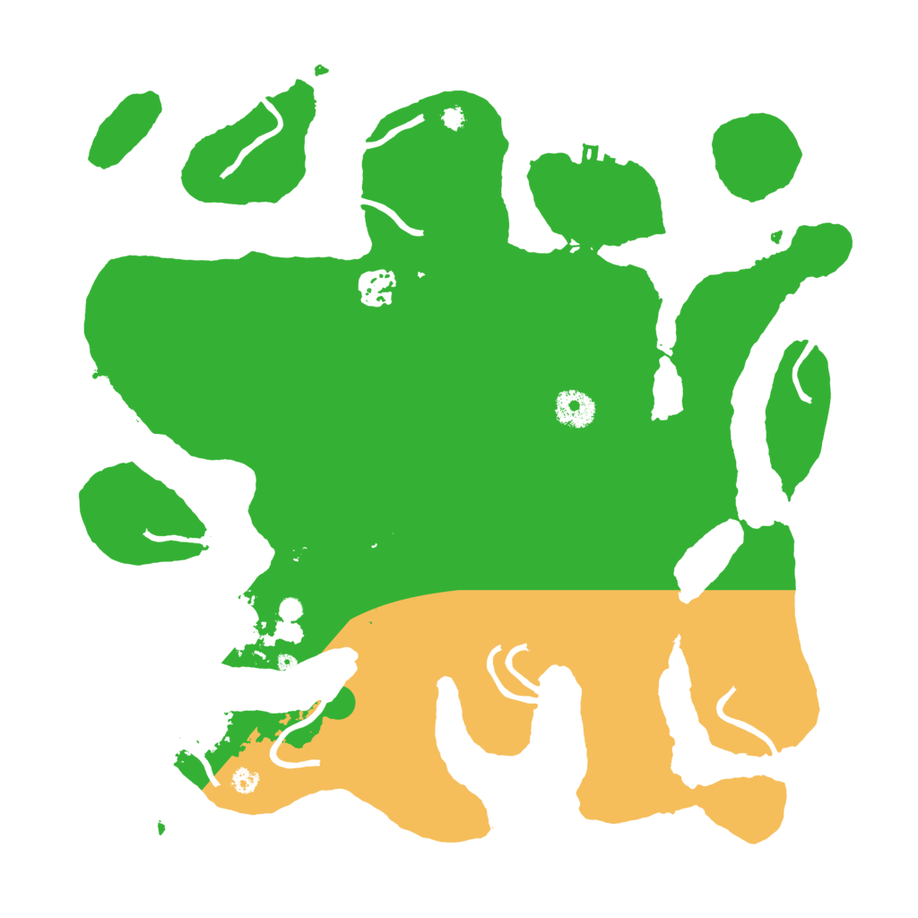 Biome Rust Map: Procedural Map, Size: 3550, Seed: 126564