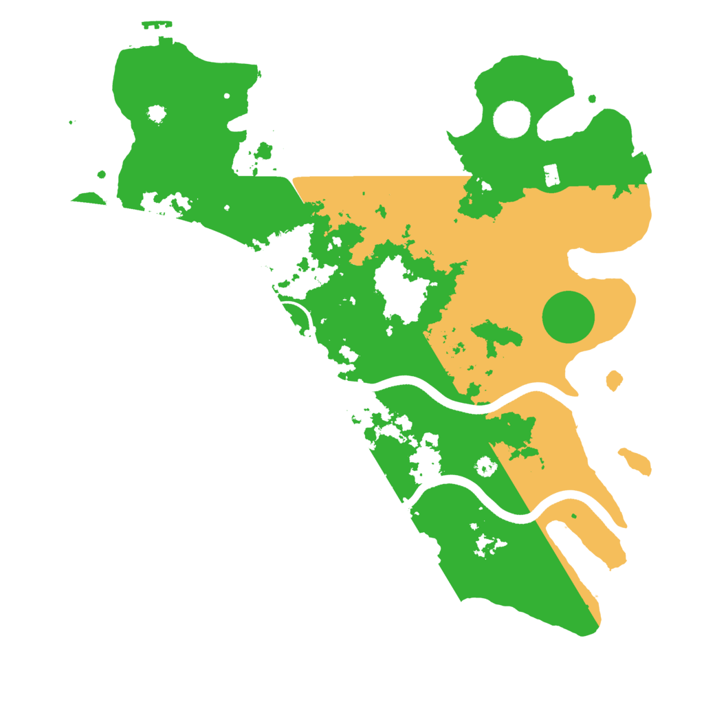Biome Rust Map: Procedural Map, Size: 3550, Seed: 892206