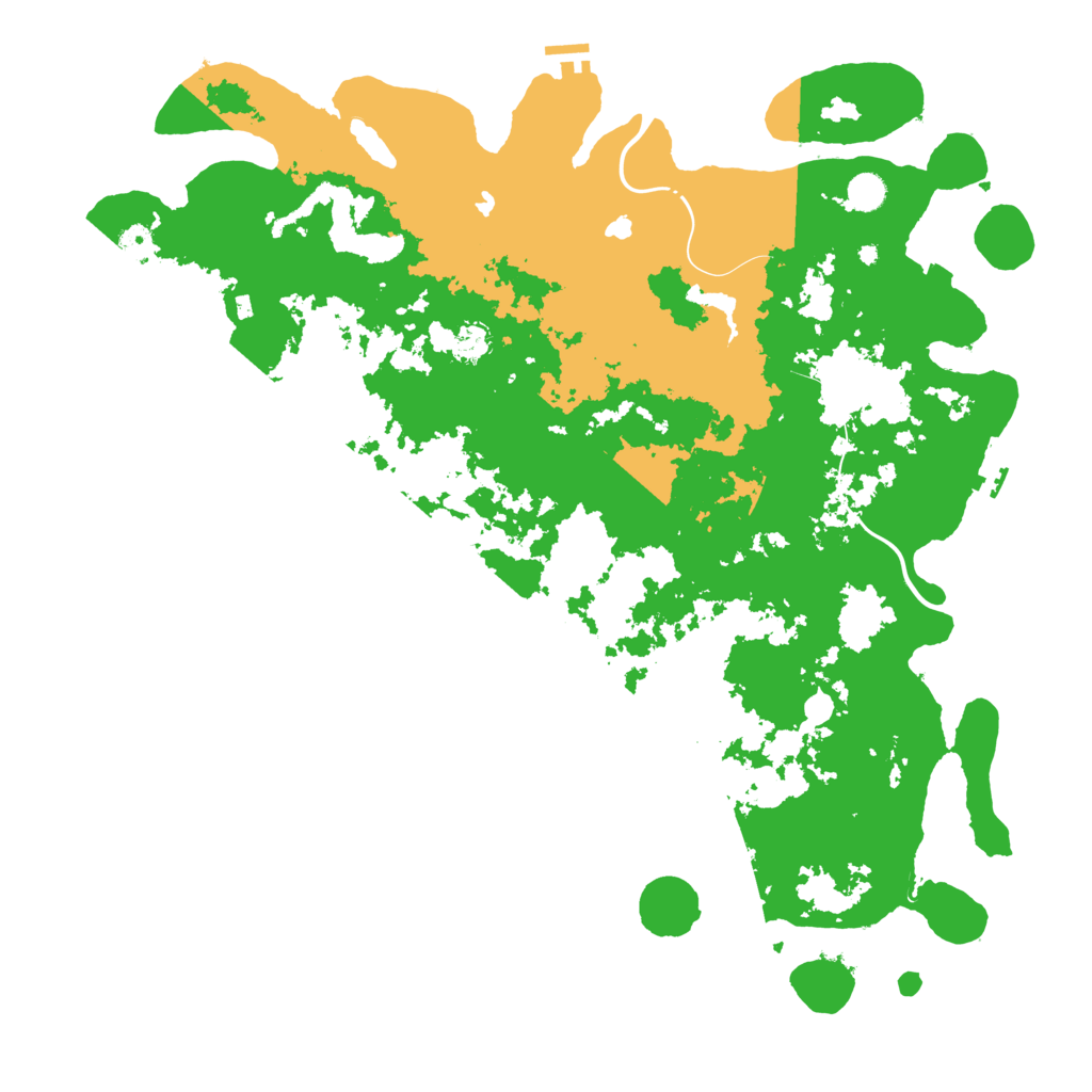 Biome Rust Map: Procedural Map, Size: 5000, Seed: 184