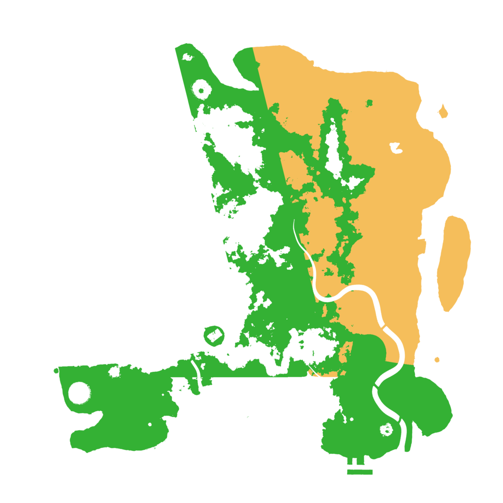 Biome Rust Map: Procedural Map, Size: 4000, Seed: 418085