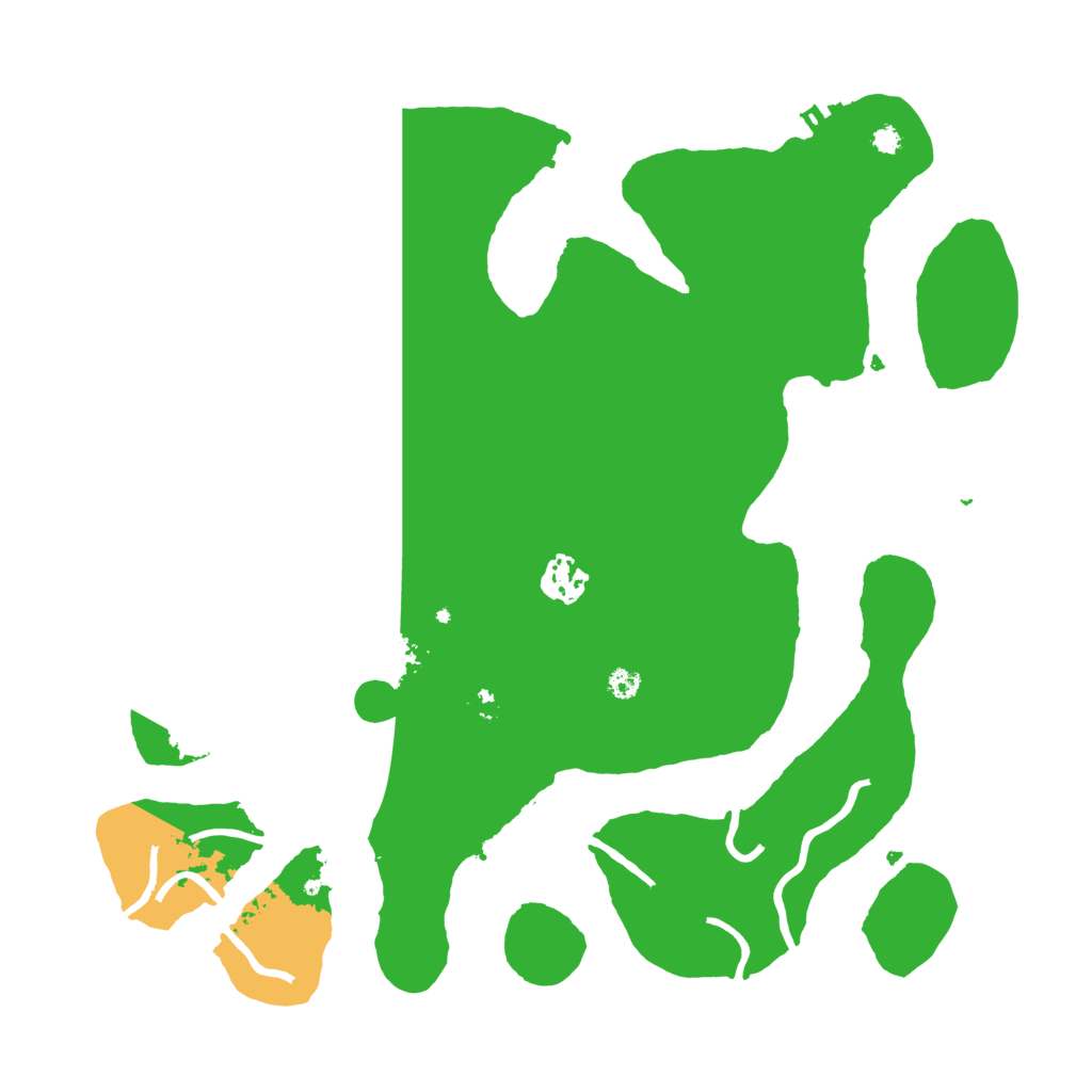 Biome Rust Map: Procedural Map, Size: 3500, Seed: 256625