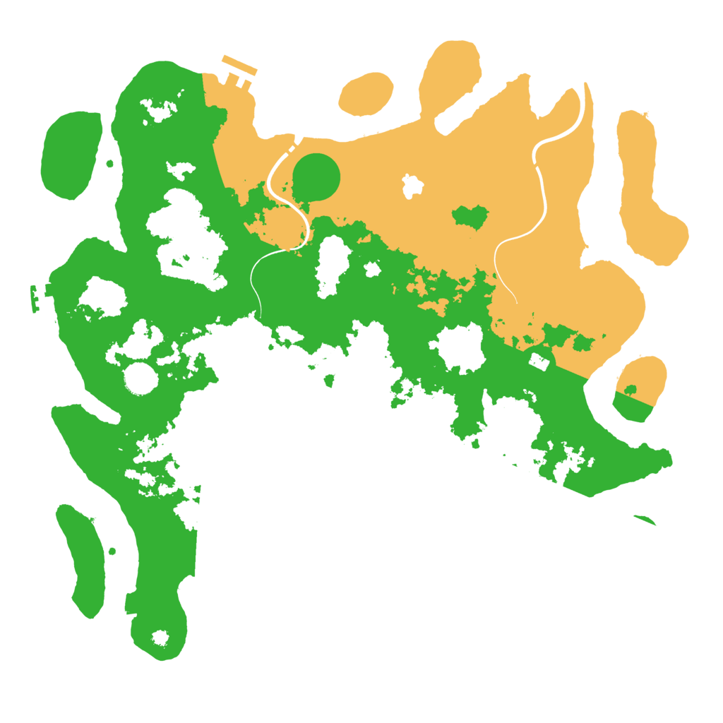 Biome Rust Map: Procedural Map, Size: 4000, Seed: 4567856