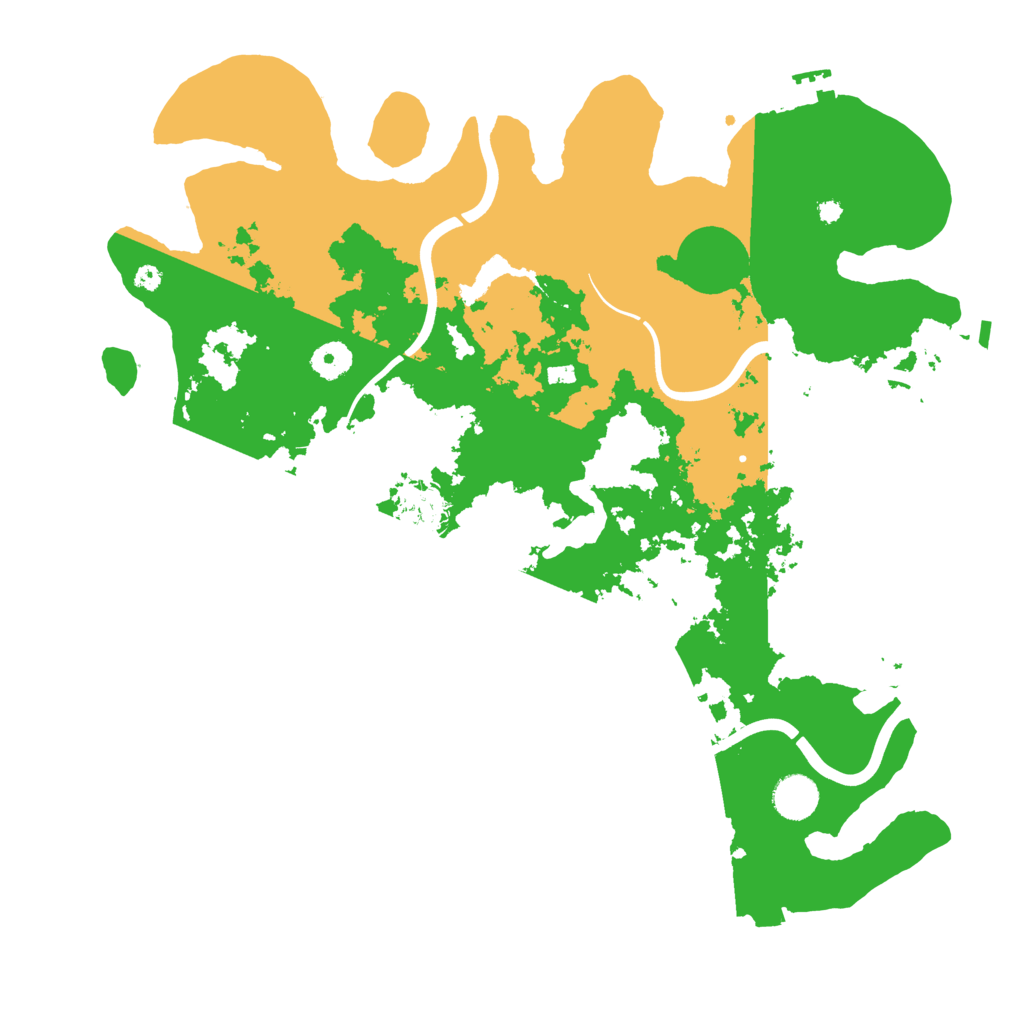 Biome Rust Map: Procedural Map, Size: 4000, Seed: 909551