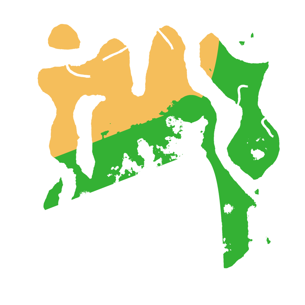 Biome Rust Map: Procedural Map, Size: 3000, Seed: 822842