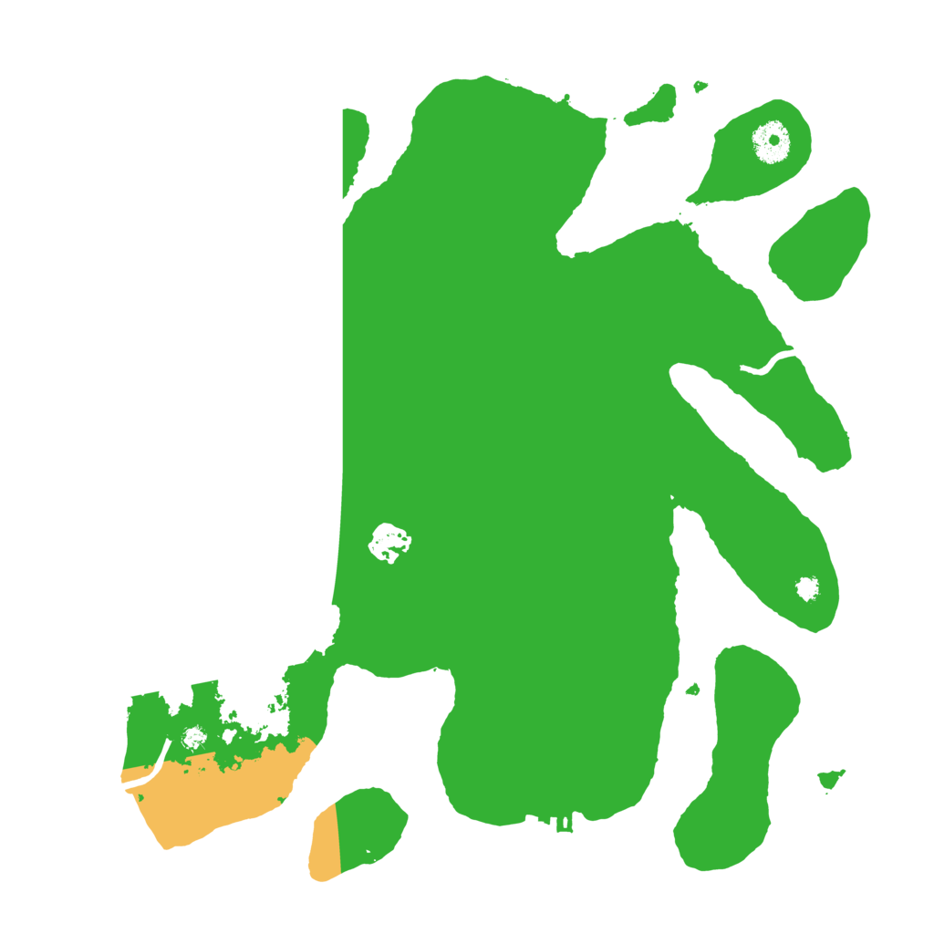 Biome Rust Map: Procedural Map, Size: 3550, Seed: 517559