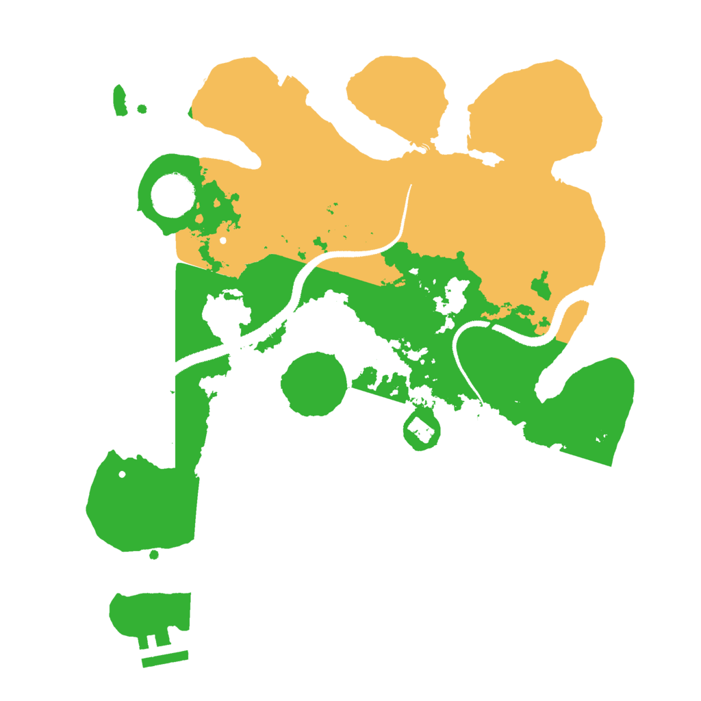 Biome Rust Map: Procedural Map, Size: 3000, Seed: 829118946