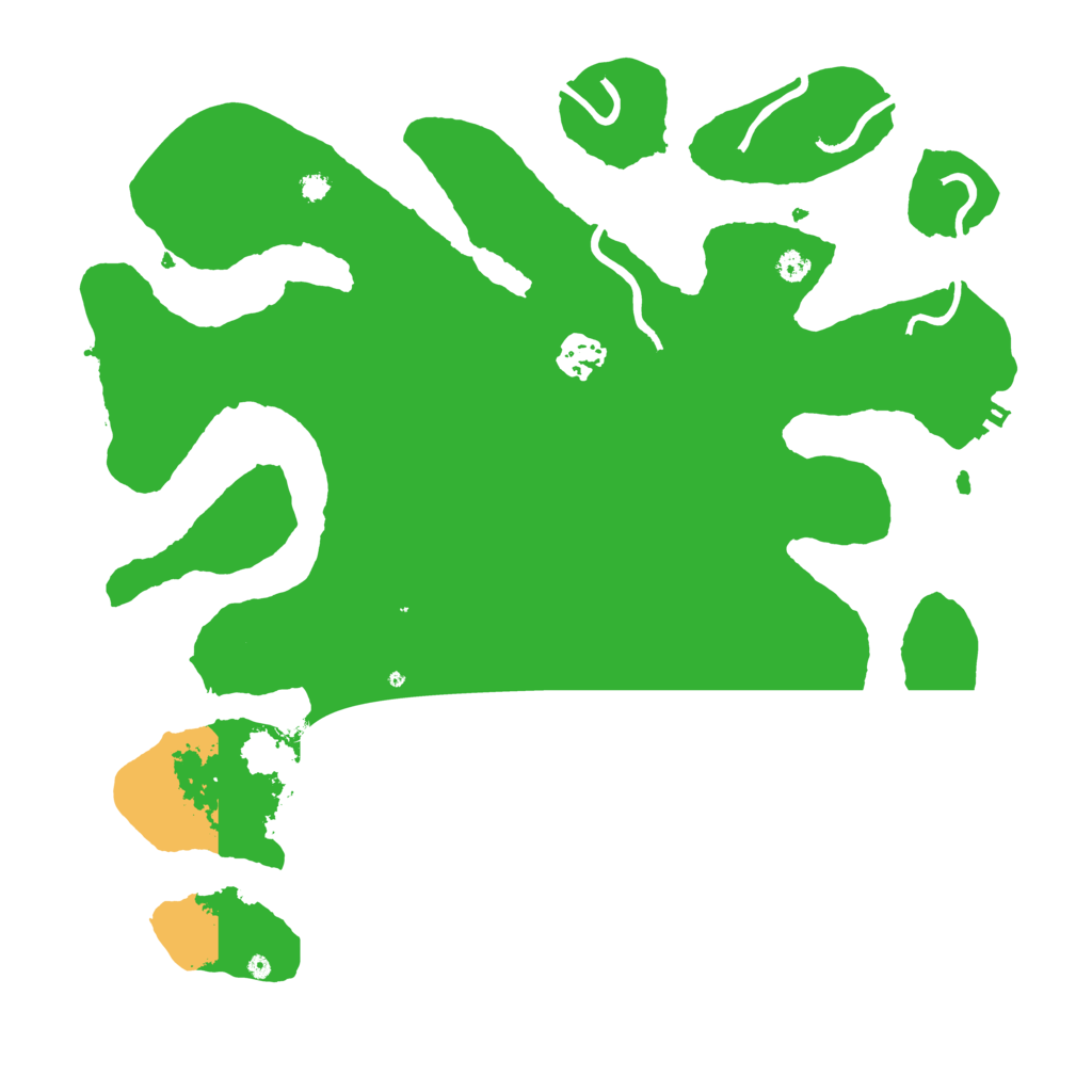 Biome Rust Map: Procedural Map, Size: 3550, Seed: 399207