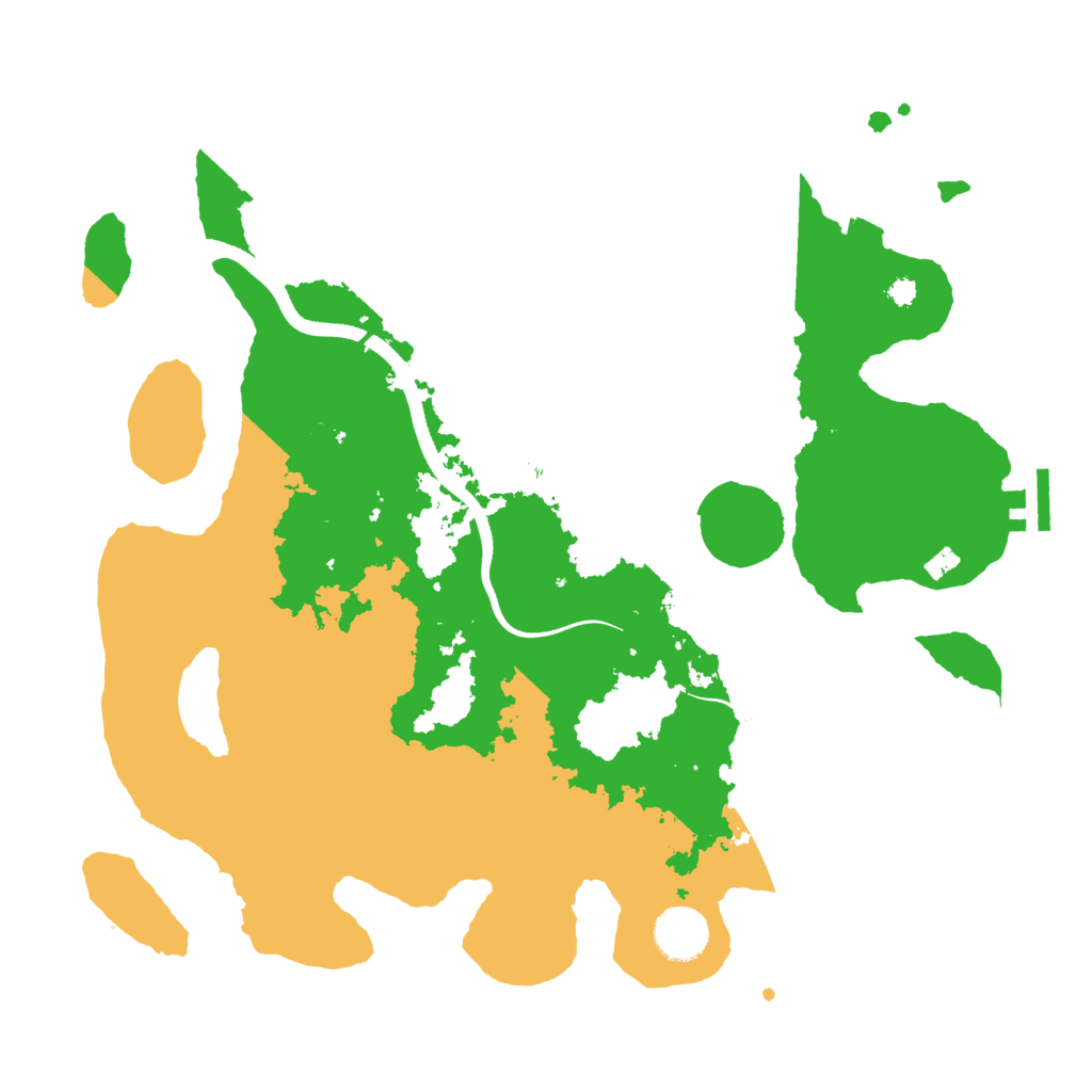 Biome Rust Map: Procedural Map, Size: 3550, Seed: 971451