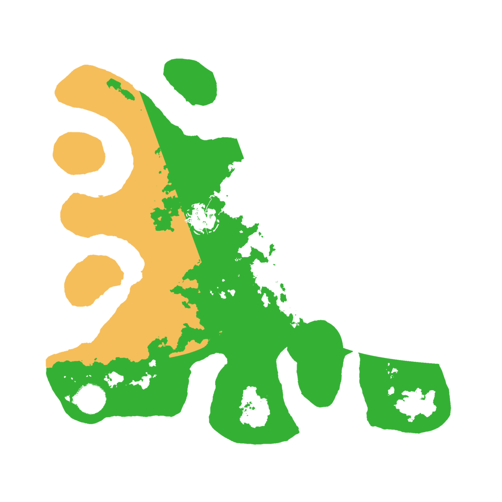 Biome Rust Map: Barren, Size: 3000, Seed: 911553888