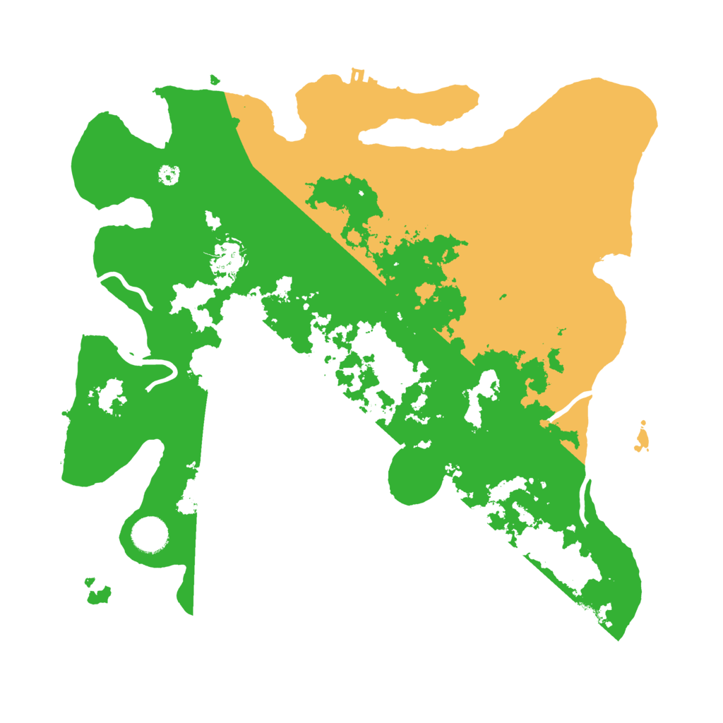 Biome Rust Map: Procedural Map, Size: 3500, Seed: 89072876