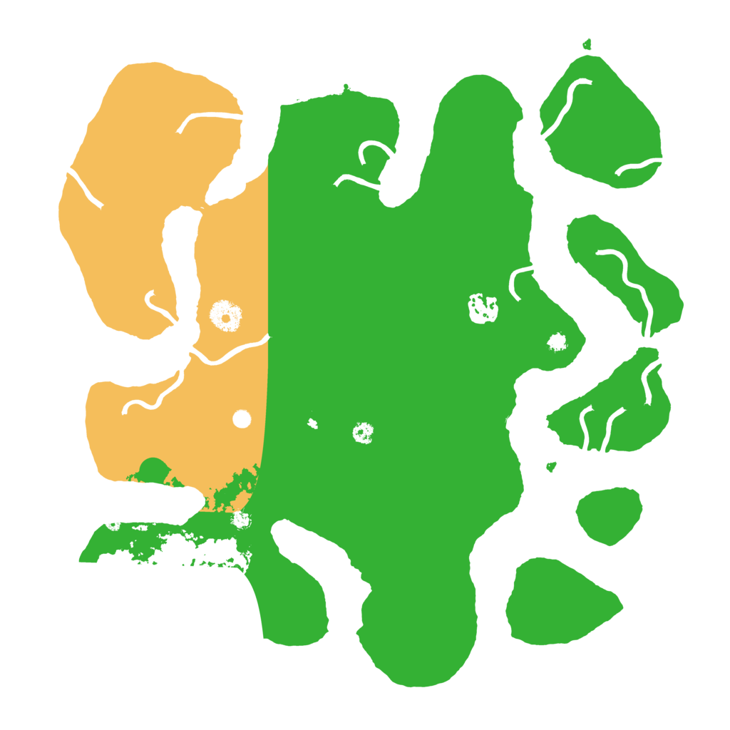 Biome Rust Map: Procedural Map, Size: 3500, Seed: 896907864