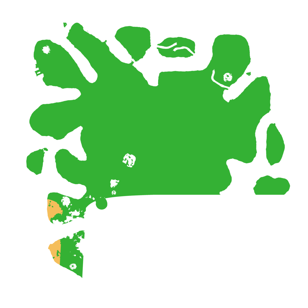 Biome Rust Map: Procedural Map, Size: 3550, Seed: 492884