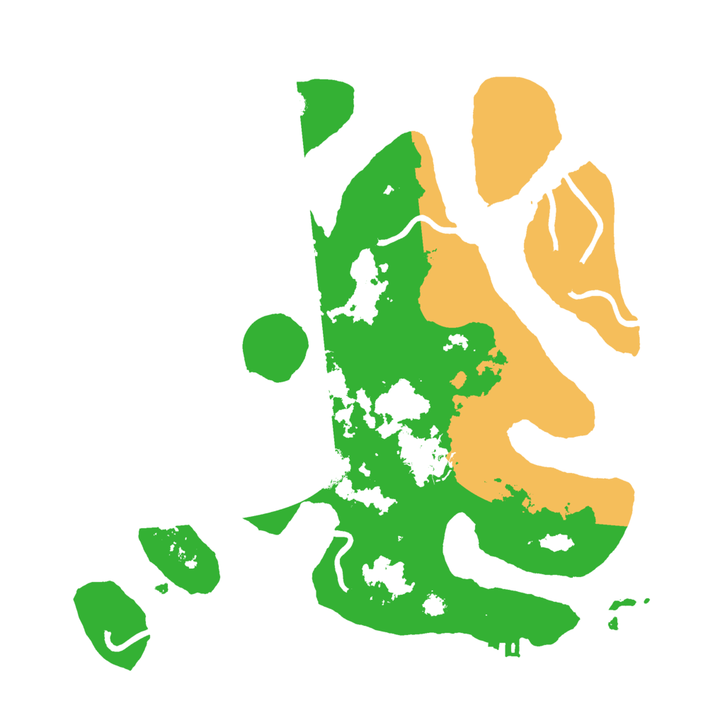 Biome Rust Map: Procedural Map, Size: 3000, Seed: 28116136