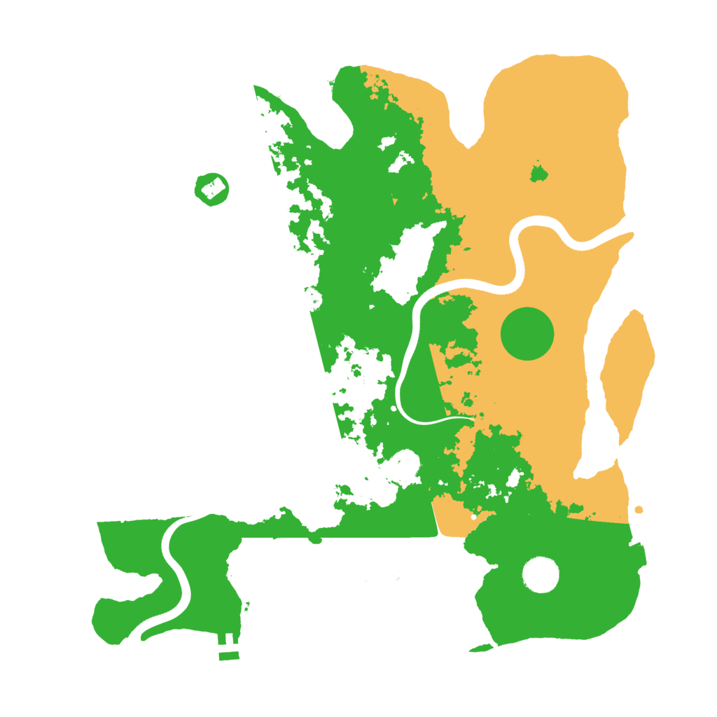 Biome Rust Map: Procedural Map, Size: 3550, Seed: 418085