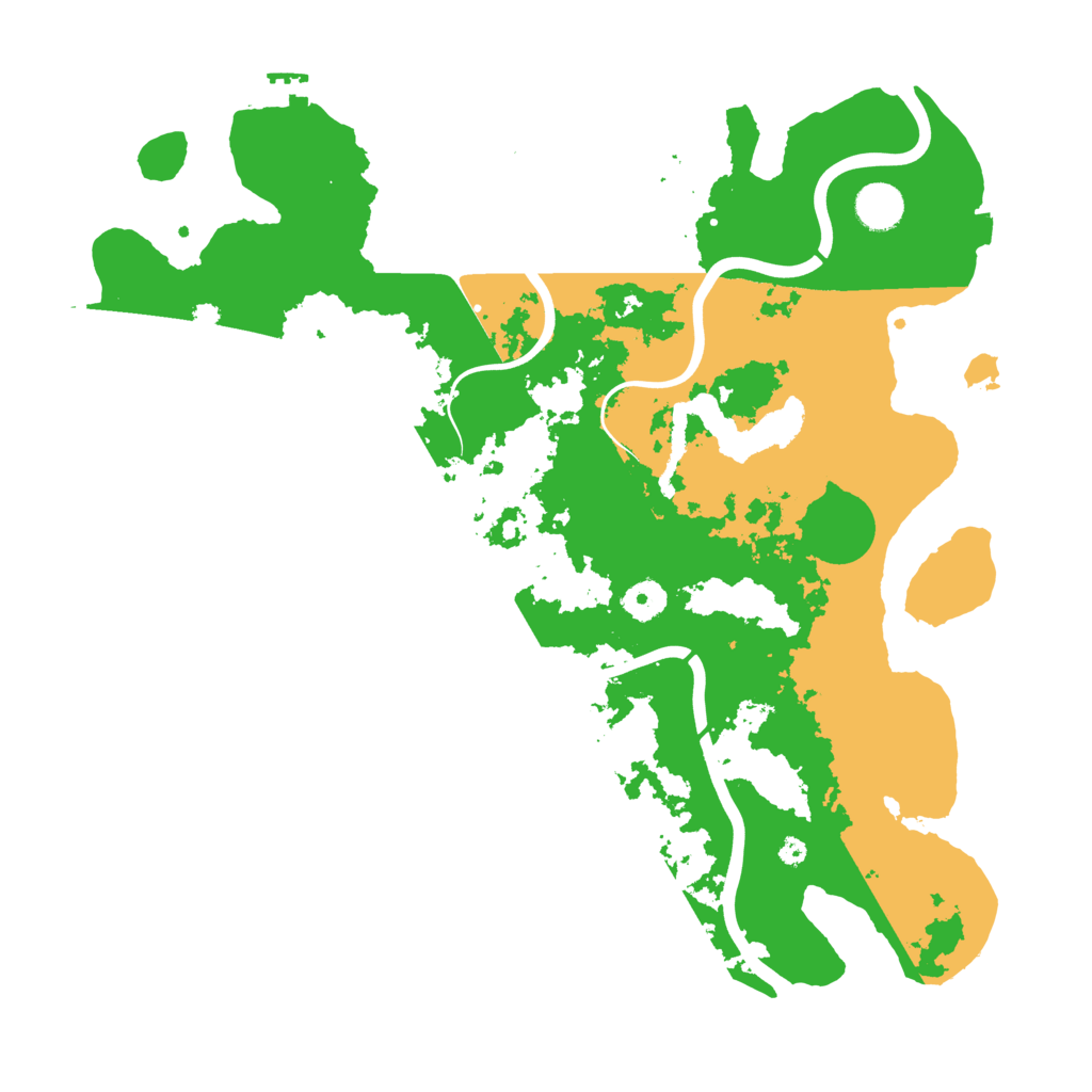 Biome Rust Map: Procedural Map, Size: 4000, Seed: 232670