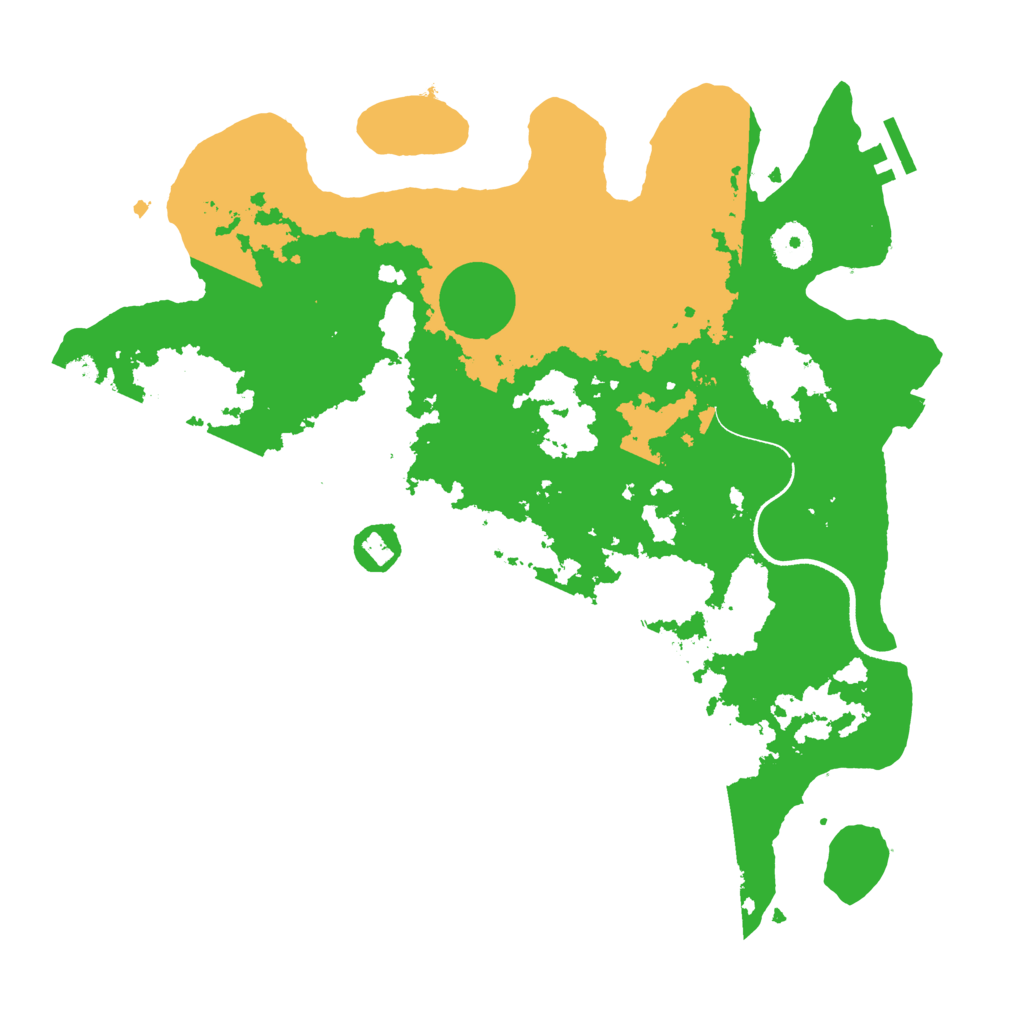 Biome Rust Map: Procedural Map, Size: 3550, Seed: 672526