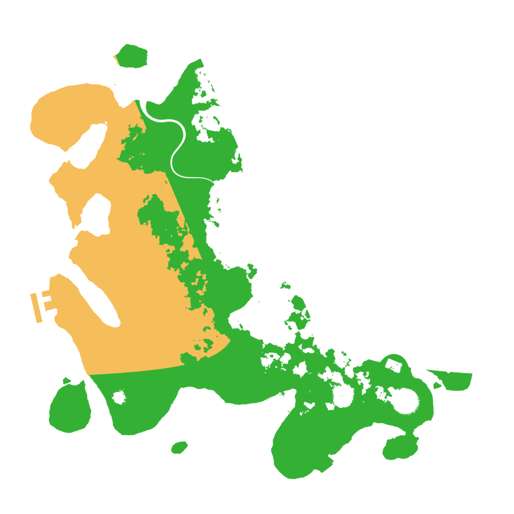 Biome Rust Map: Procedural Map, Size: 3500, Seed: 237547