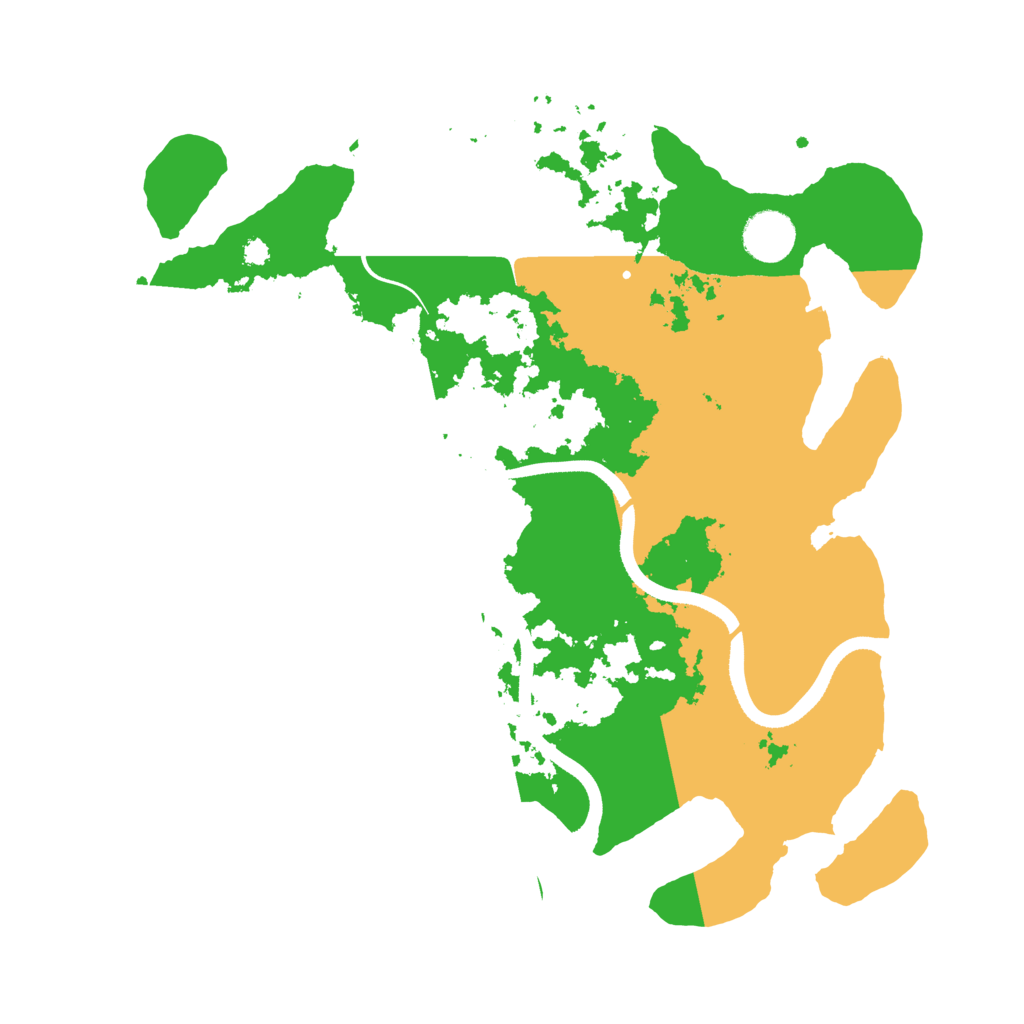 Biome Rust Map: Procedural Map, Size: 3550, Seed: 335769