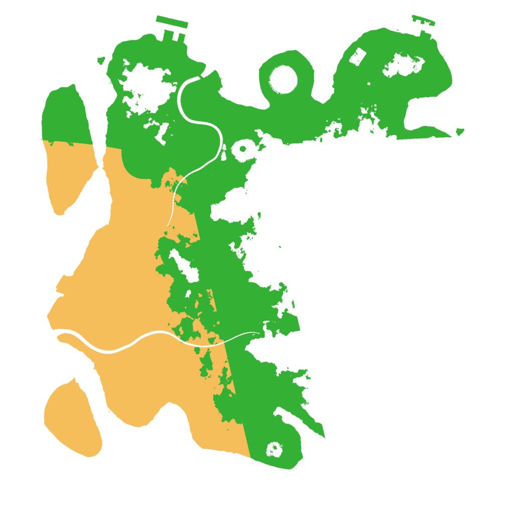 Biome Rust Map: Procedural Map, Size: 3250, Seed: 1580