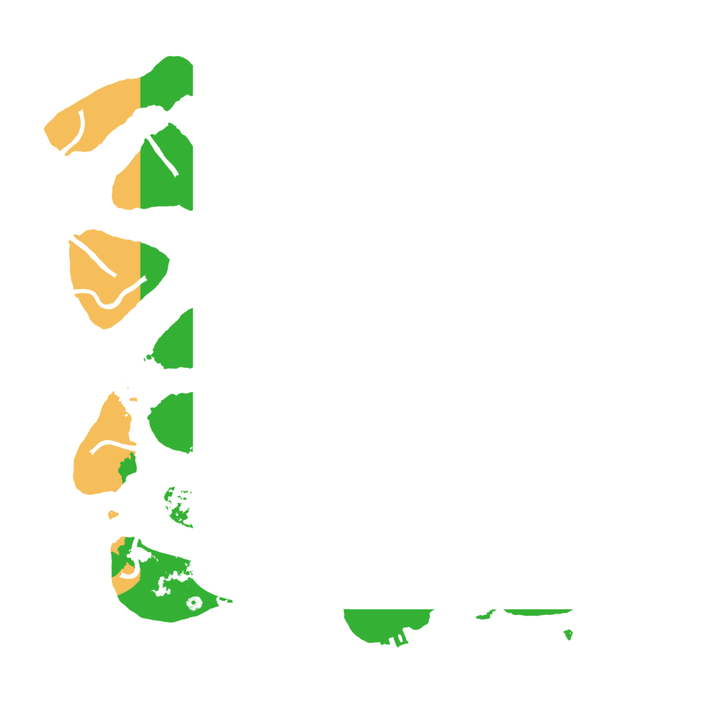 Biome Rust Map: Procedural Map, Size: 3550, Seed: 459971