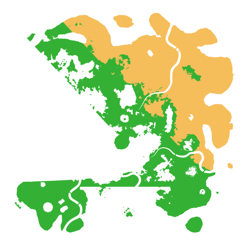 Biome Rust Map: Procedural Map, Size: 4500, Seed: 6584787