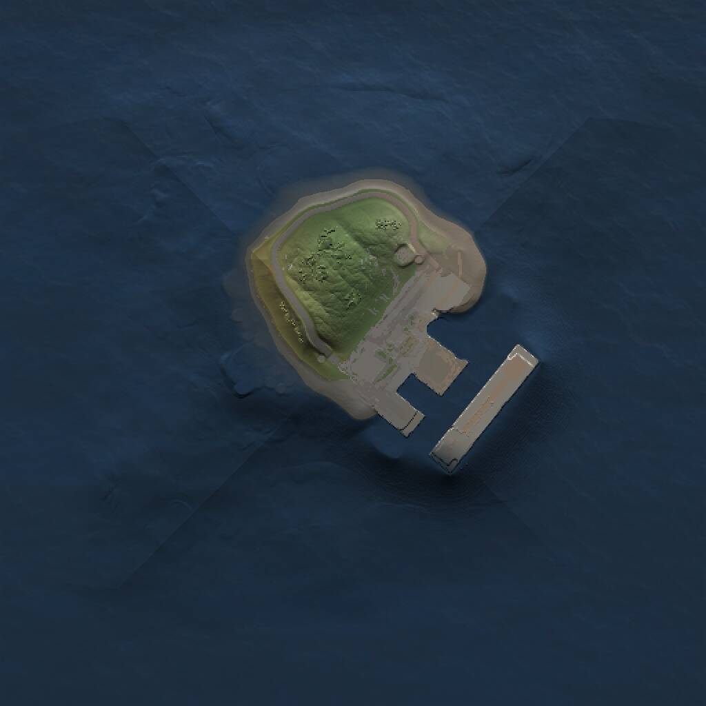 Rust Map: Procedural Map, Size: 1000, Seed: 283945751, 2 Monuments