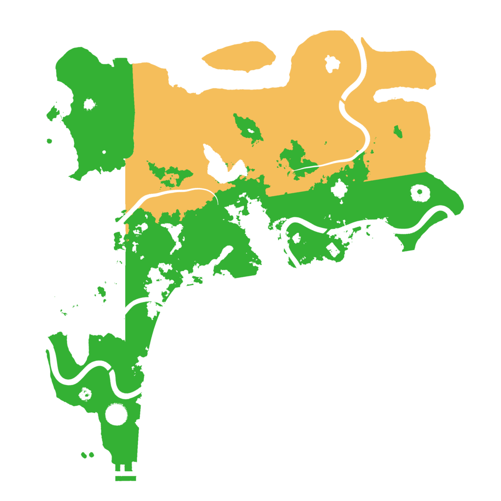 Biome Rust Map: Procedural Map, Size: 4000, Seed: 81869