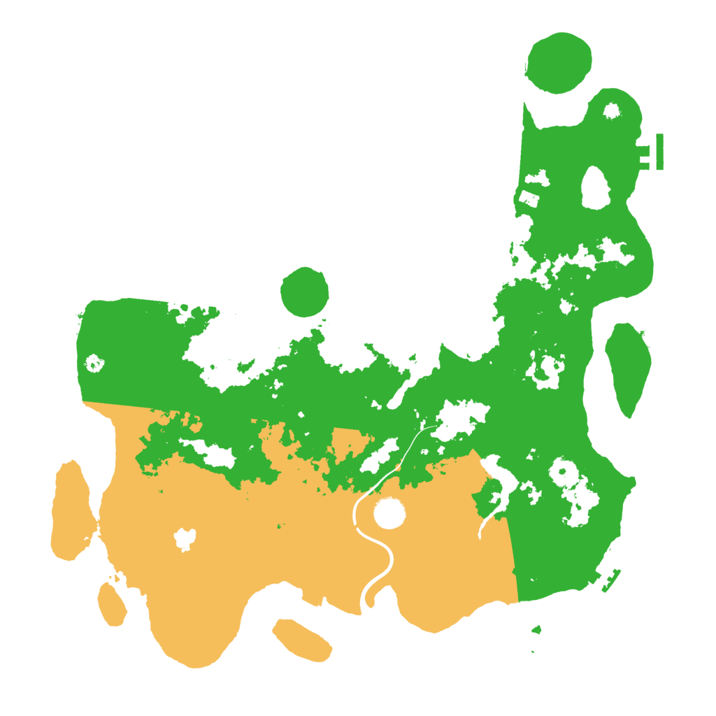Biome Rust Map: Procedural Map, Size: 4000, Seed: 5665442