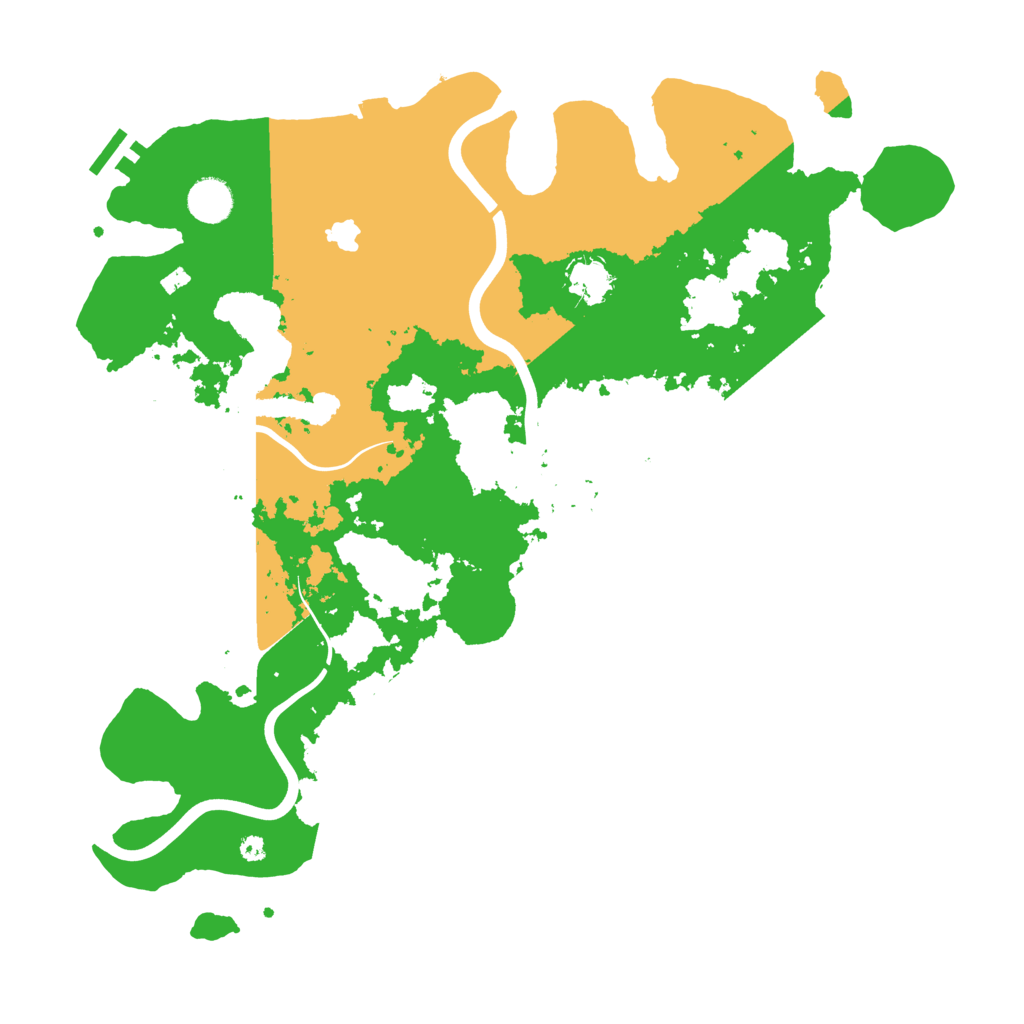 Biome Rust Map: Procedural Map, Size: 4000, Seed: 346383