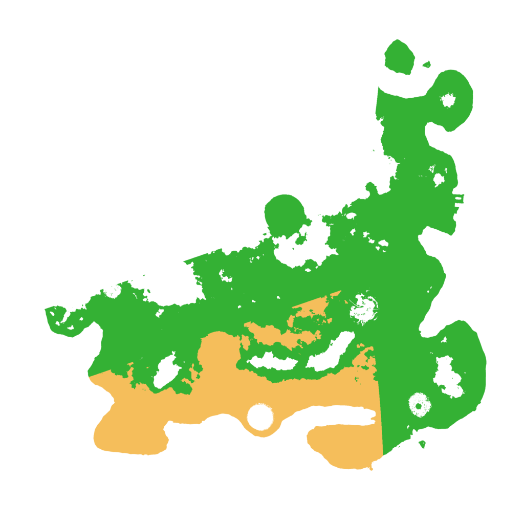 Biome Rust Map: Procedural Map, Size: 3510, Seed: 89178