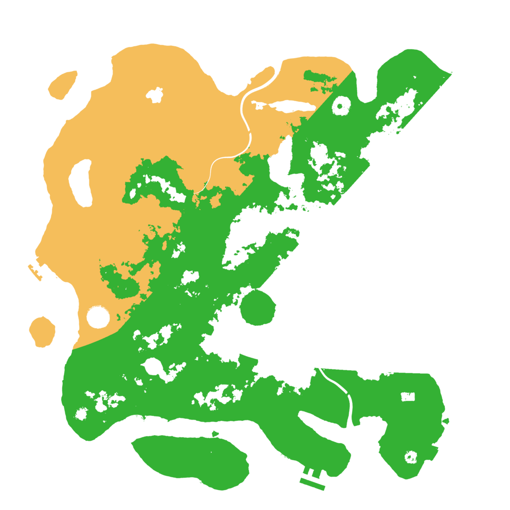 Biome Rust Map: Procedural Map, Size: 4000, Seed: 1818584
