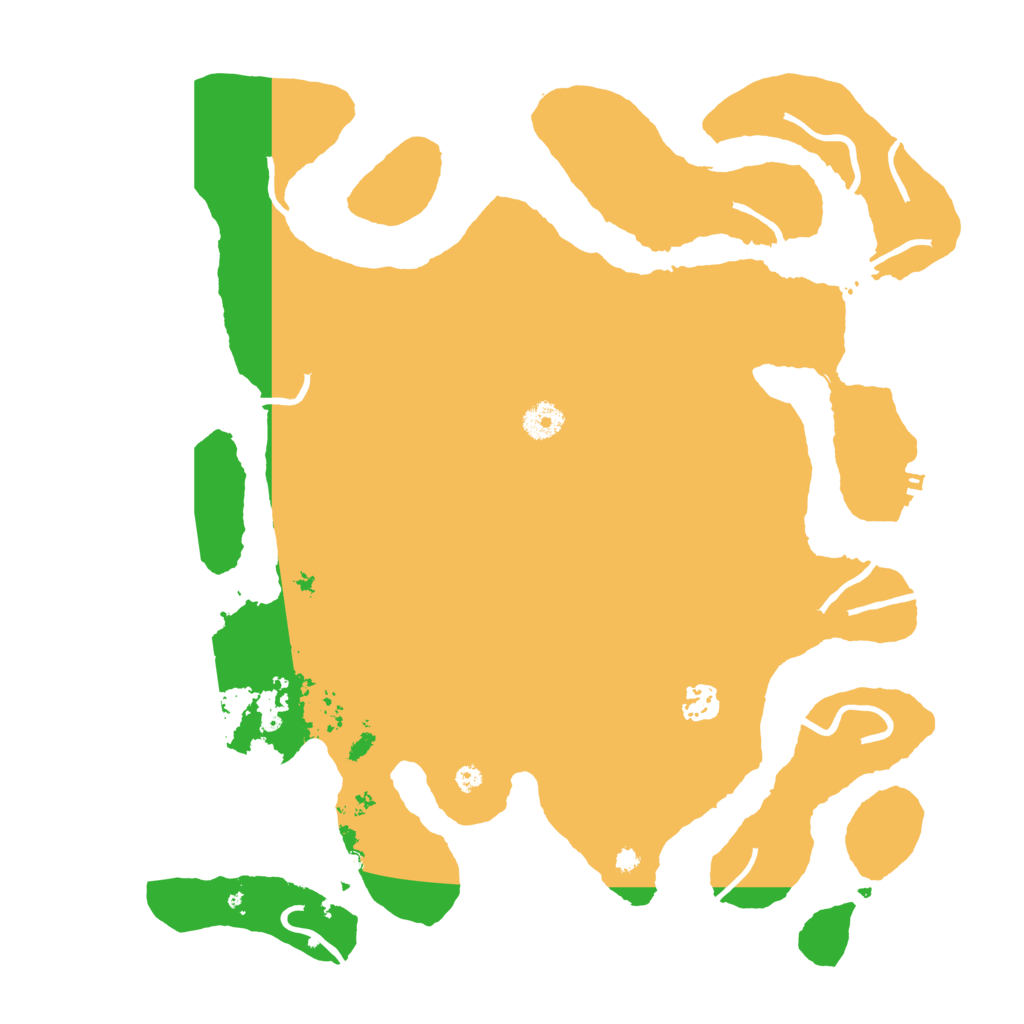 Biome Rust Map: Procedural Map, Size: 4000, Seed: 400662